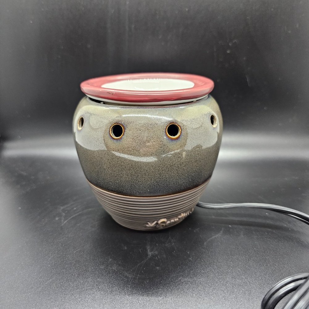 SCENTSY Limestone Wax Warmer Mid Size